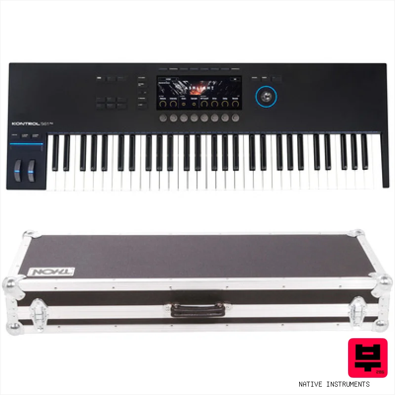 Native Instruments Kontrol S61 MK3 Case Bundle - Master Keyboards (up to 61 Keys)