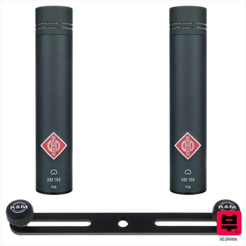 Neumann KM184 mt Stereo Rental Bundle - Small Diaphragm Condenser Microphones