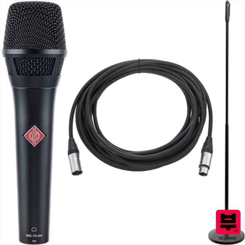 Neumann KMS 104 BK+ Elegance Bundle - Condenser Microphones