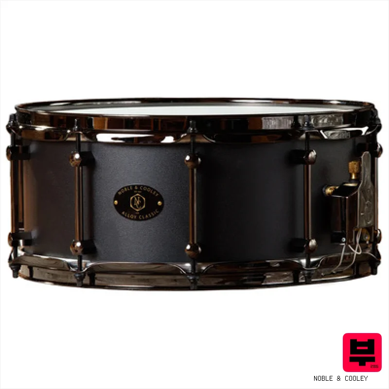 Noble & Cooley 14"x06" Alloy Classic Black - Aluminium Snare Drums