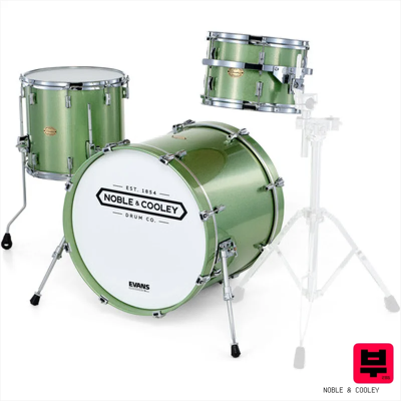 Noble & Cooley CD Maple Cool Mint Sparkle Kit - Premium Drum Kits