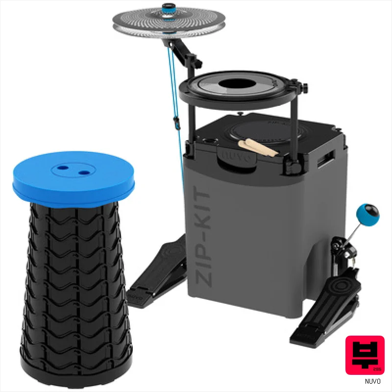 Nuvo Zip-Kit Essential Drum Kit - Acoustic Drumkits