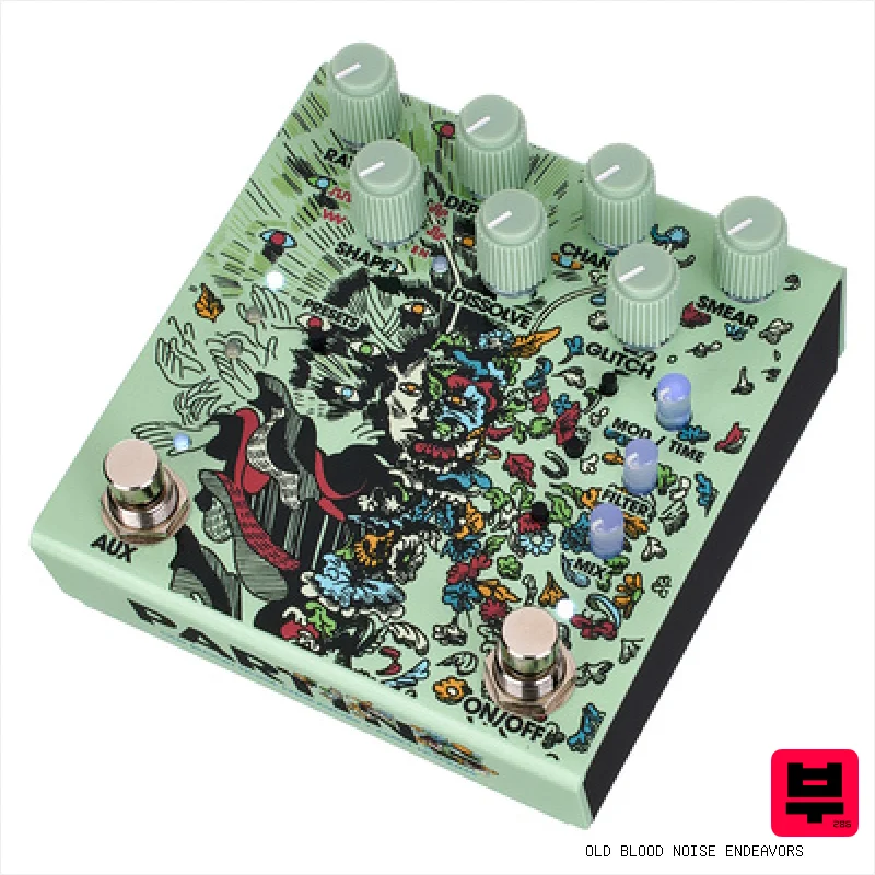 Old Blood Noise Endeavors Parting Green - Professional Music Instrument Photo