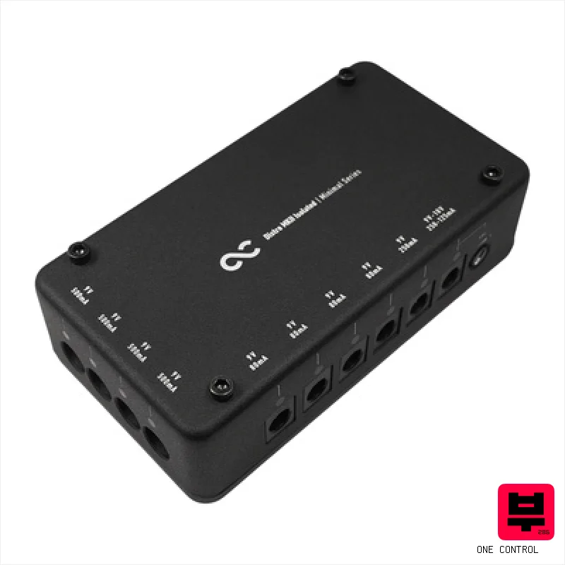 One Control Distro MKII Isolated Black - Guitar Effect Power Supplies
