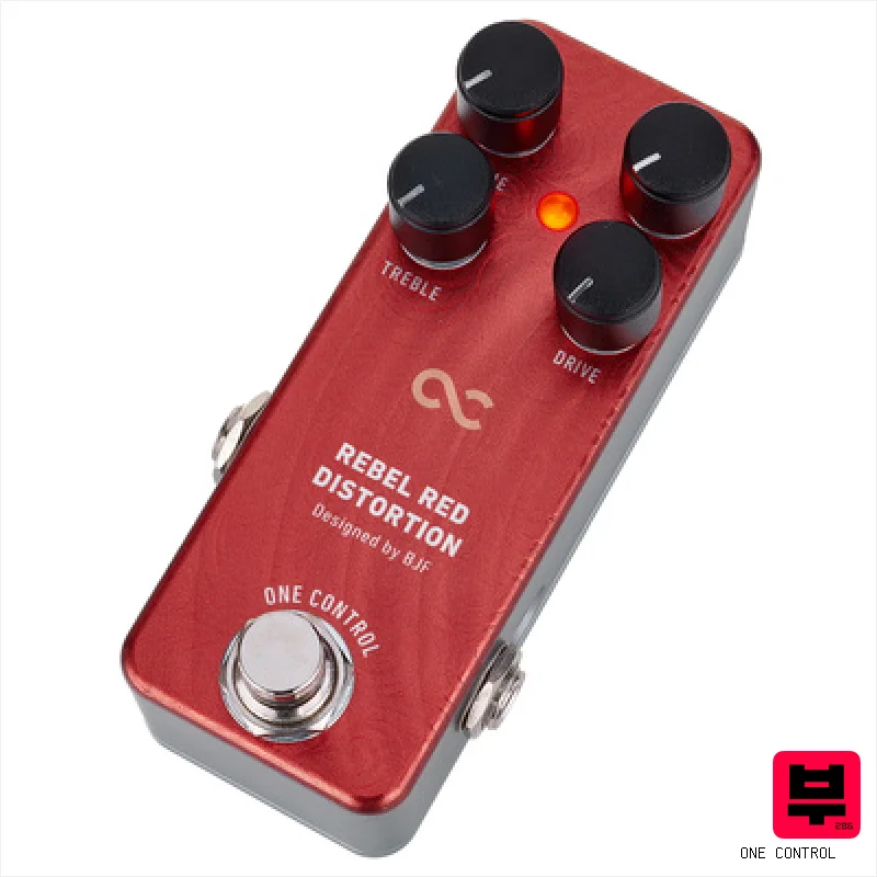 One Control Rebel Red 4K Distortion - Distortion Pedals