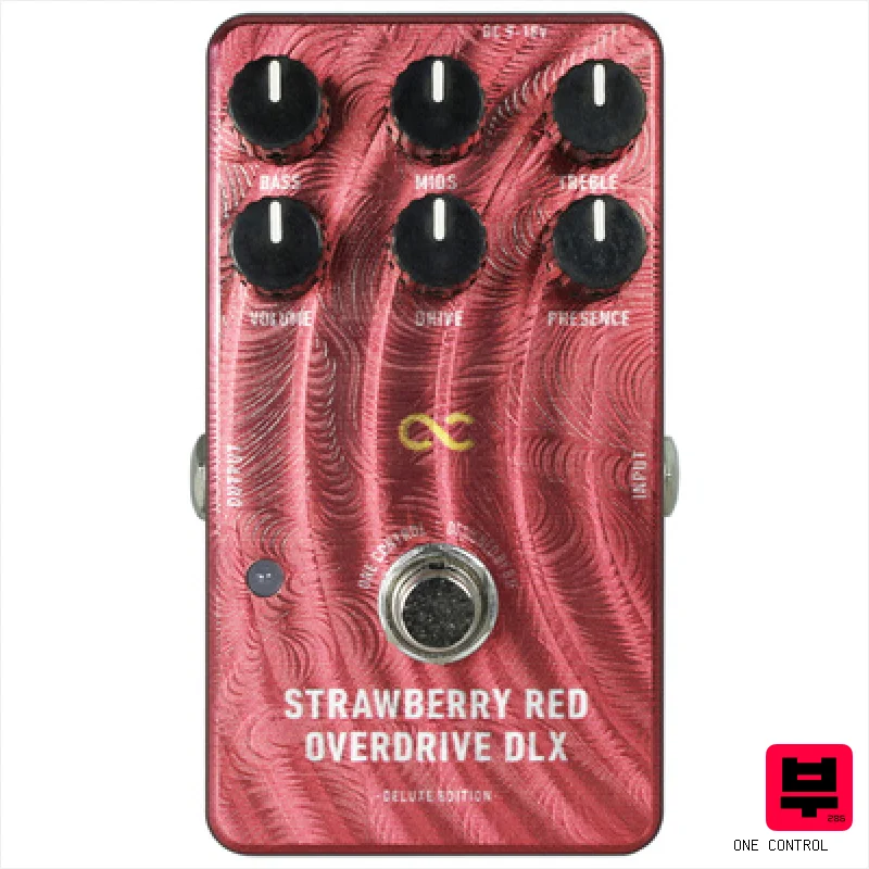 One Control Strawberry Red DLX Overdrive - Distortion Pedals