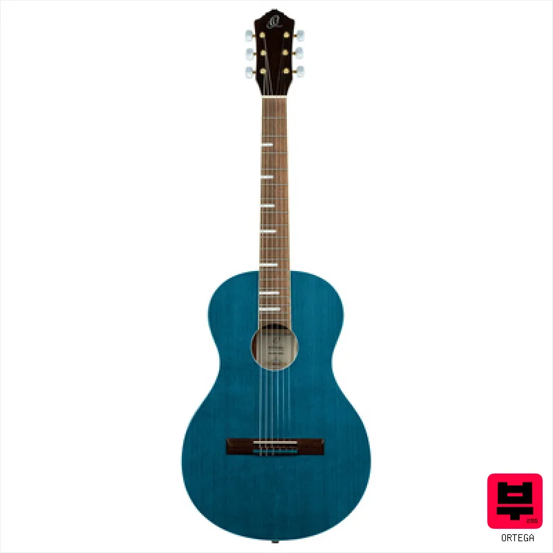 Ortega RRA-OCT Parlor Ranger Ocean - 4/4 Size Classical Guitars