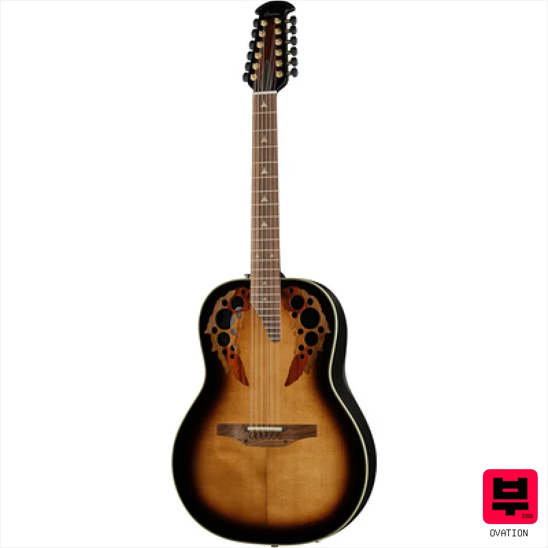 Ovation 1758-1-G 12 String Pro Elite - Professional Music Instrument Photo