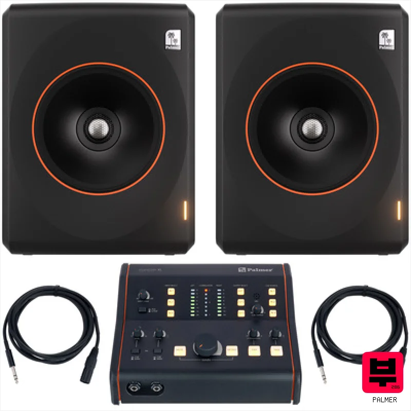 Palmer Orbit 11 Black - MoniconXL Set - Active Nearfield Monitors