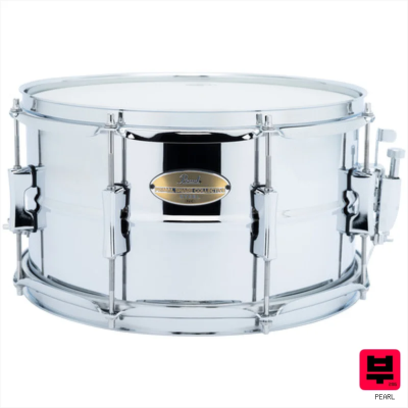 Pearl 13"x07" Primal Col. Steel SD - 13" Steel Snare Drums