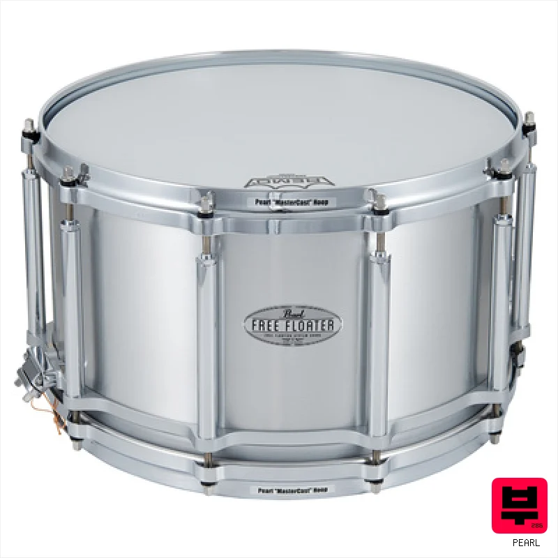Pearl 14"x08" Free Floating Aluminum - Professional Music Instrument Photo