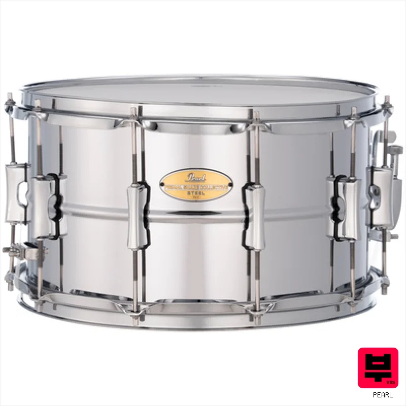 Pearl 14"x08" Primal Col. Steel SD - 14" Steel Snare Drums