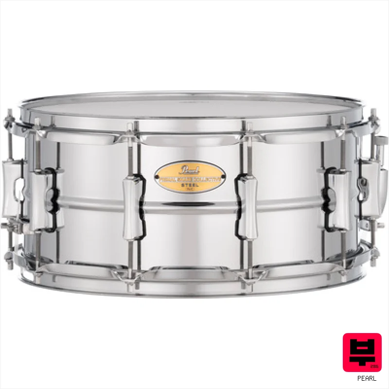 Pearl 14"x6,5" Primal Col. Steel SD - Professional Music Instrument Photo