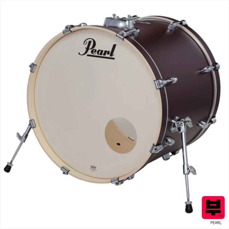 Pearl 22"x18" Export BD Sat. Scarlet - Professional Music Instrument Photo