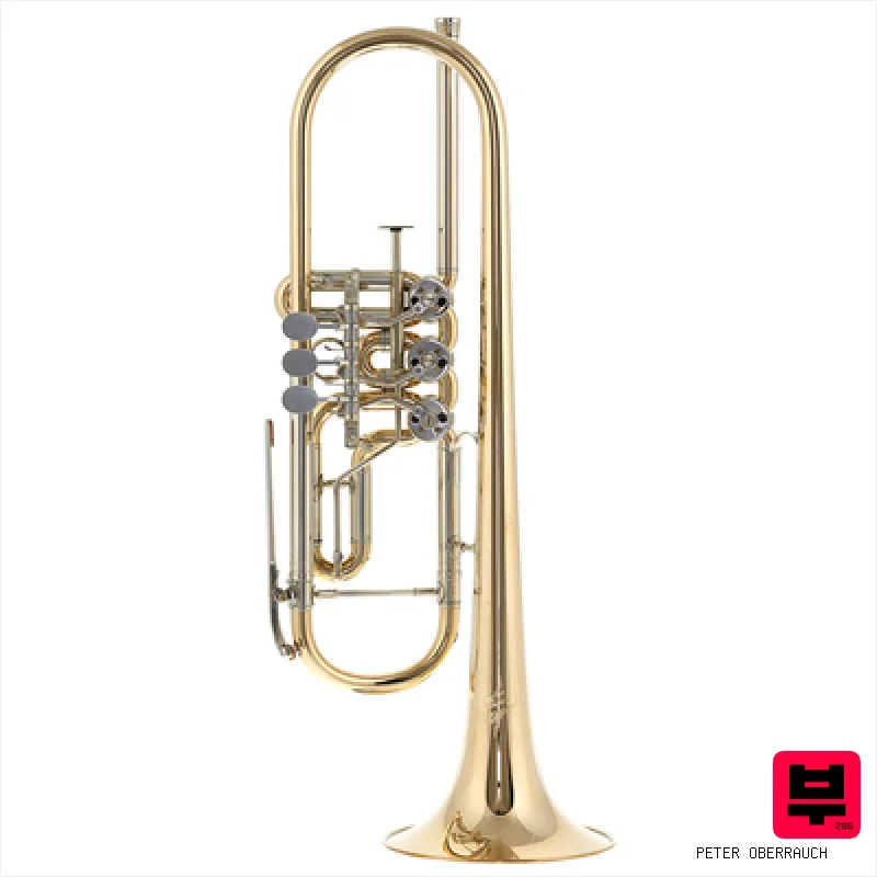 Peter Oberrauch Firenze Trumpet Bb 11,05 Raw - Rotary Valve Bb Trumpets
