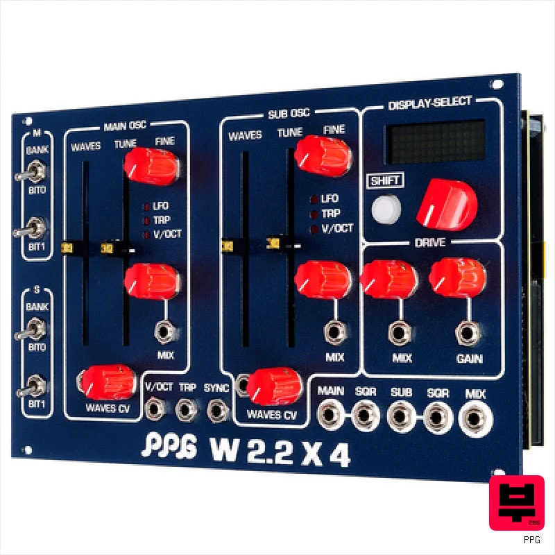 PPG W 2.2x4 Blue - Oscillator Modules