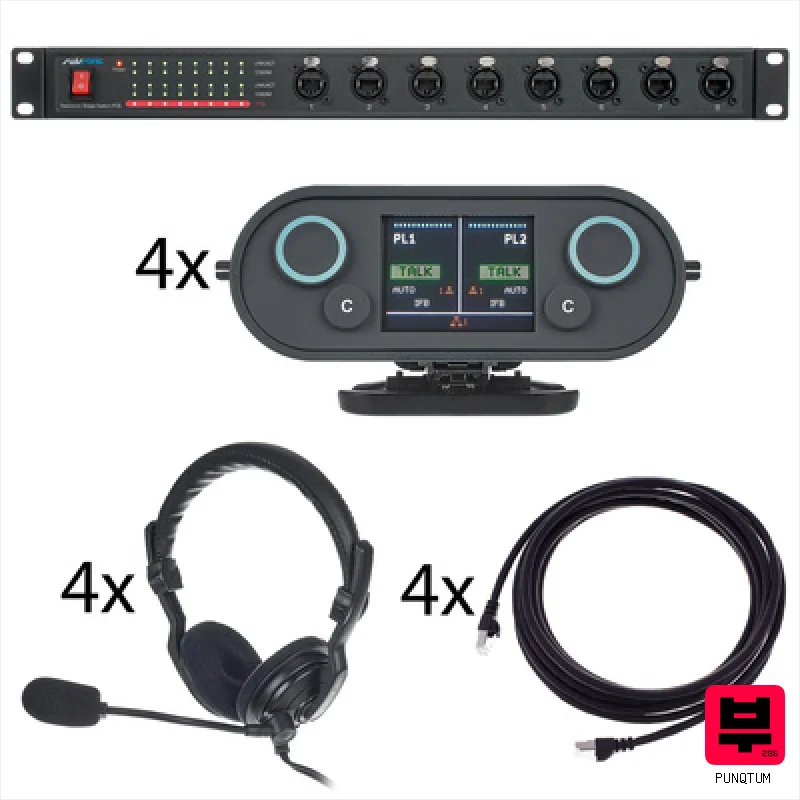 punQtum Q110 4x Dual Bundle - Wired Intercom Systems