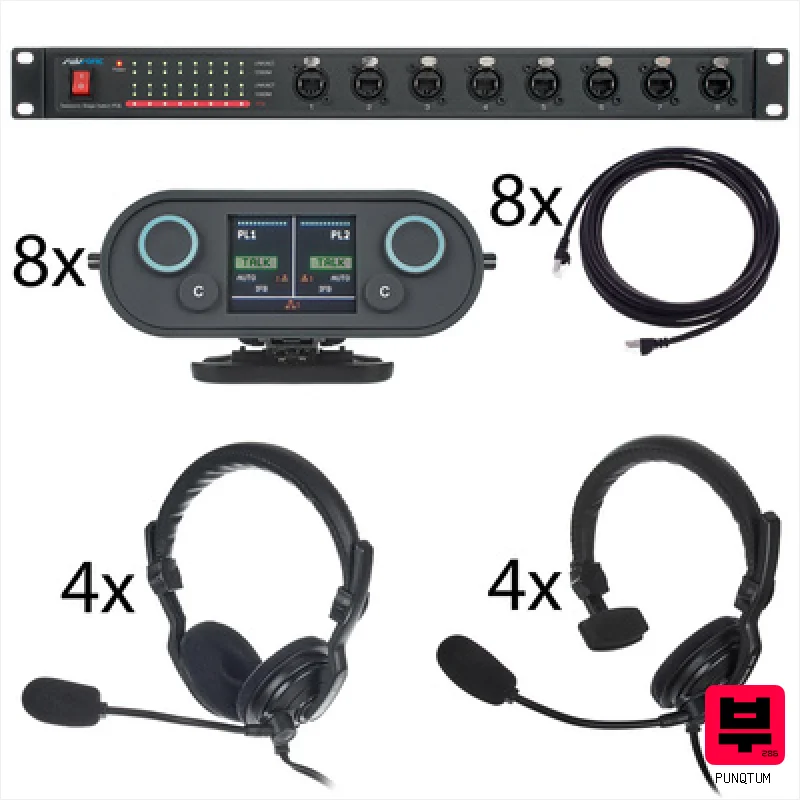 punQtum Q110 4x Single/4x Dual Bundle - Wired Intercom Systems