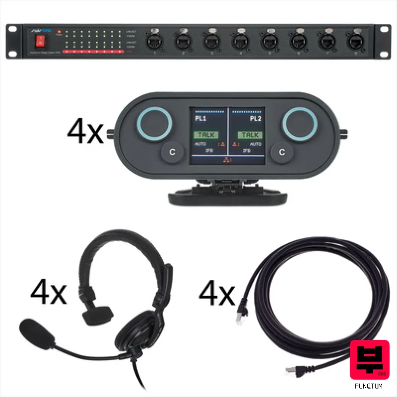 punQtum Q110 4x Single Bundle - Wired Intercom Systems