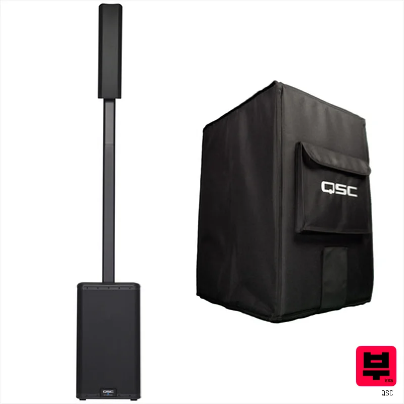 QSC KC 12 BK Cover Bundle - Professional Music Instrument Photo