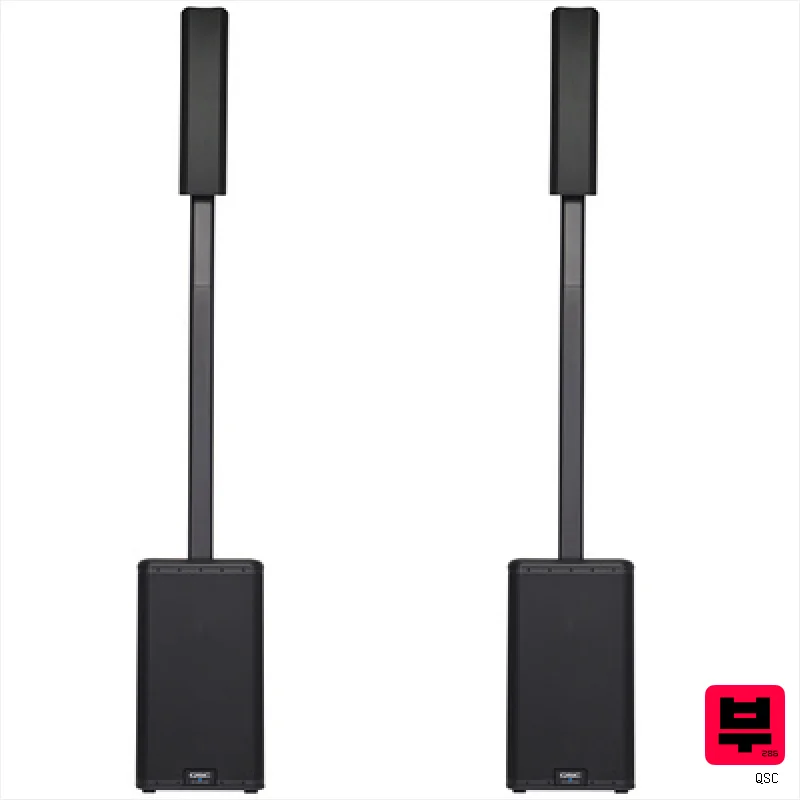 QSC KC 12 BK Stereo Bundle - DJ PA Sets