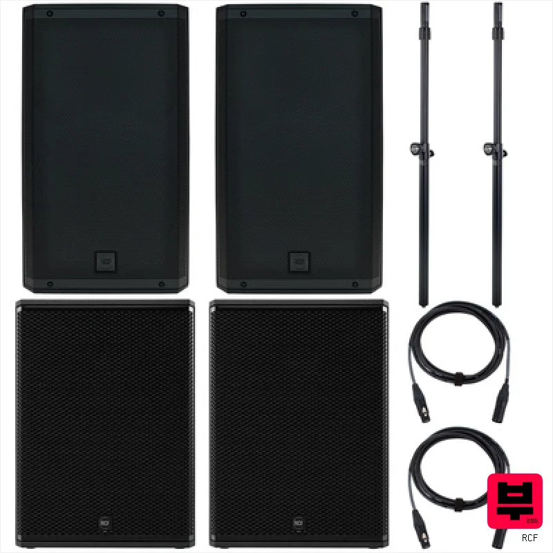 RCF ART912/18-AS Power Bundle - Active Speaker PA Sets