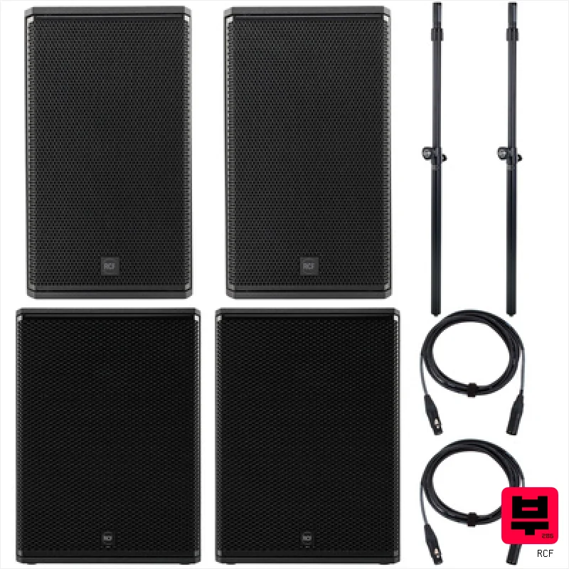 RCF NX932/SUB18-AS Power Bundle - Band PA Sets