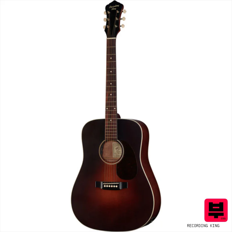 Recording King RDS-11-FE3-TBR - Dreadnought Acoustic Guitars