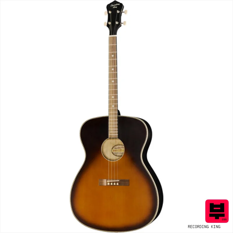 Recording King ROST-7-TS Tenor - 0/00/000 Acoustic Guitars