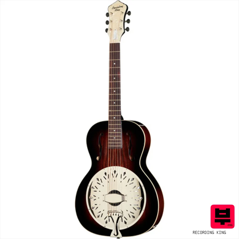 Recording King RR-41E-VS ResonatorRattlesnake - Resonator Guitars