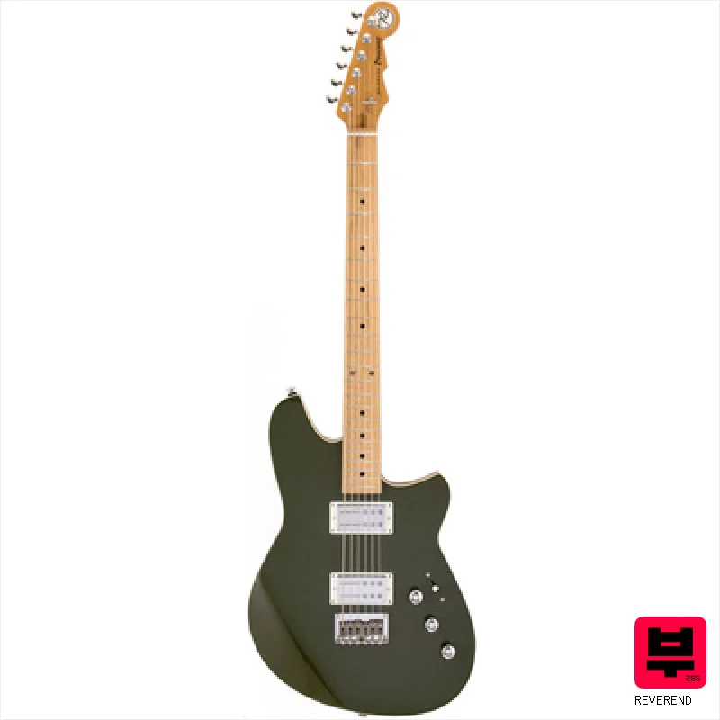 Reverend Descent Baritone Army Green - Baritone Guitars