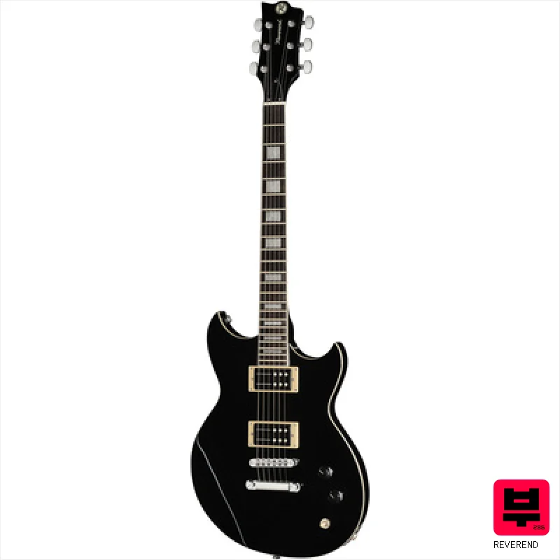 Reverend Robin Finck Midnight Black - Double Cut Guitars