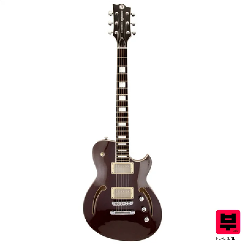 Reverend Roundhouse Air HH Met Bordeaux - Semiacoustic Guitars