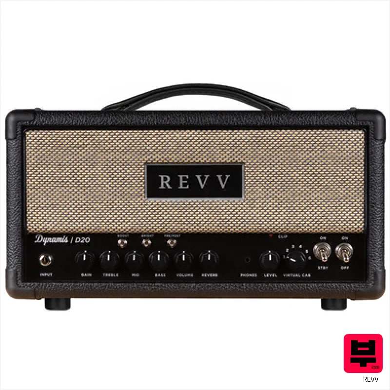 Revv D20 Amp Head BK MK2 - Tube Guitar Heads