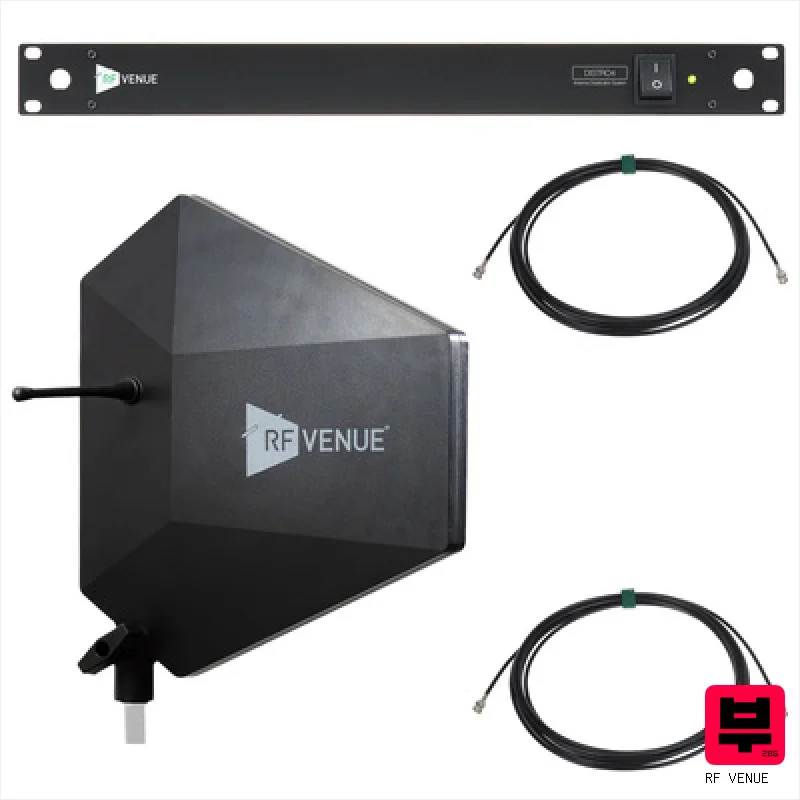 RF Venue 4CH IP Wireless Microphone Set - Splitters and Combiners