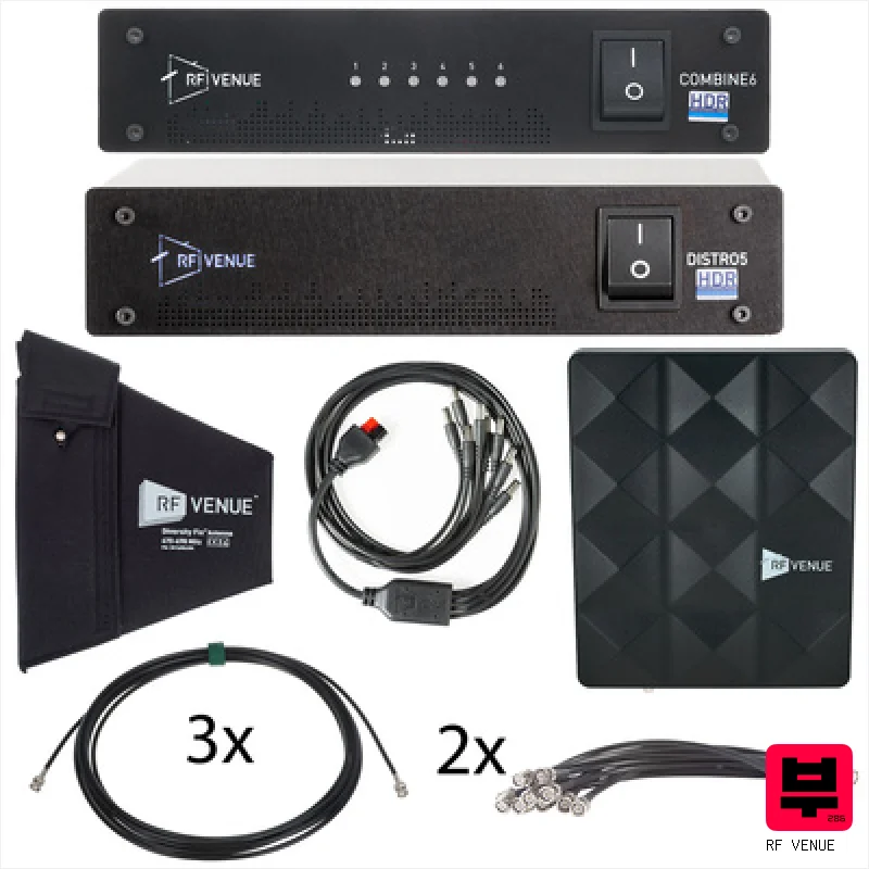RF Venue 5CH/6CH Microphone/In-Ear Set - Splitters and Combiners