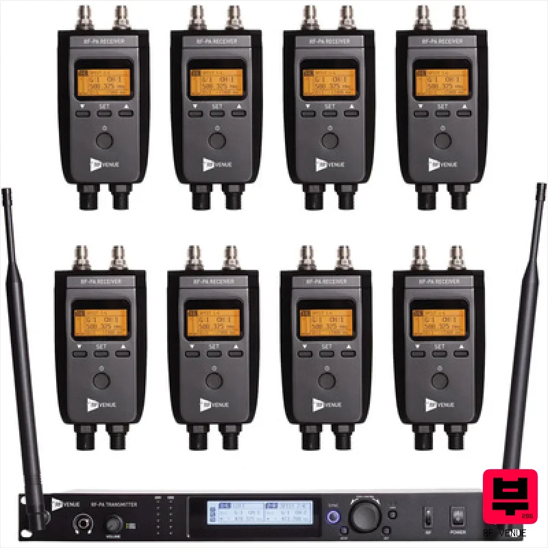 RF Venue RF-PA-8PACK - Wireless Audiotransmitters