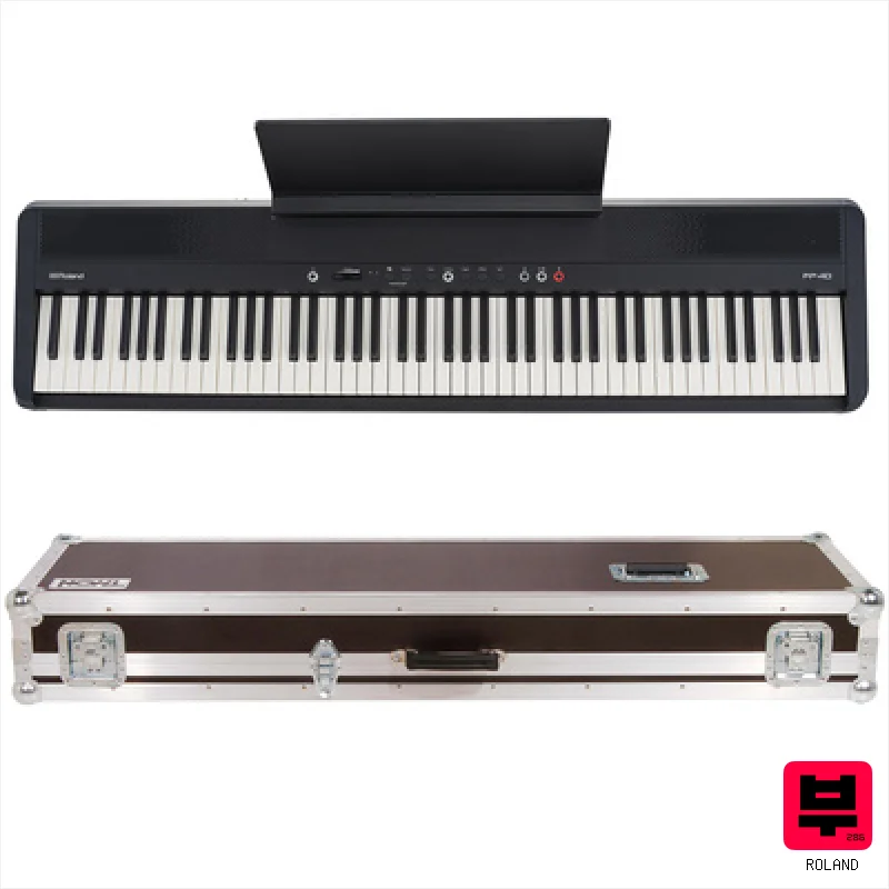 Roland FP-40 BK Case Bundle - Stage Pianos