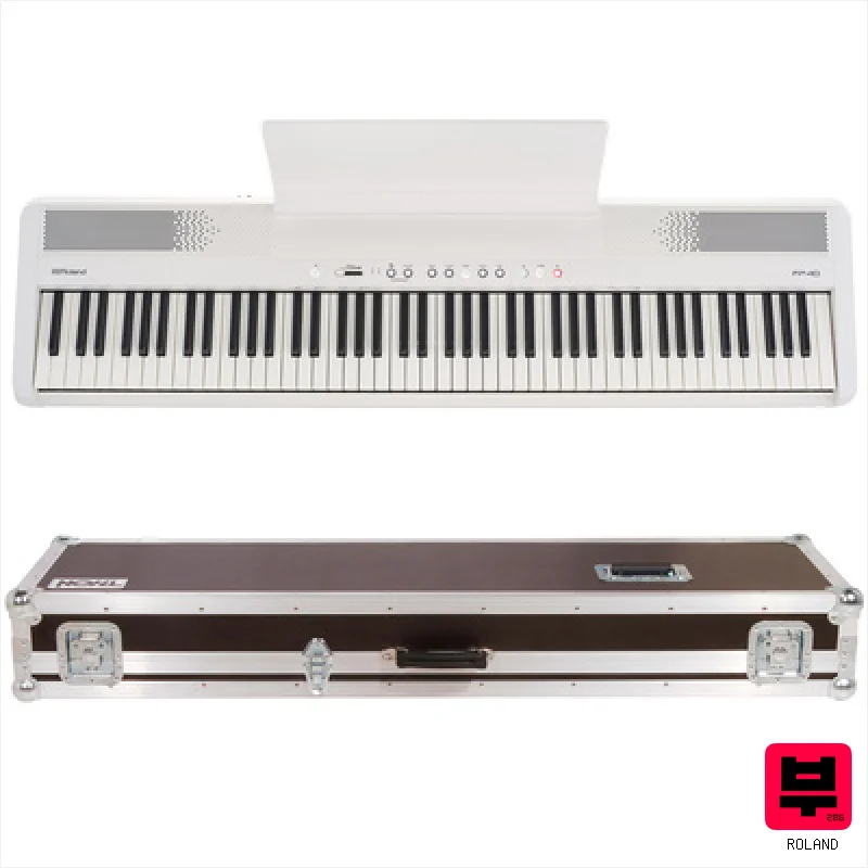 Roland FP-40 WH Case Bundle - Stage Pianos