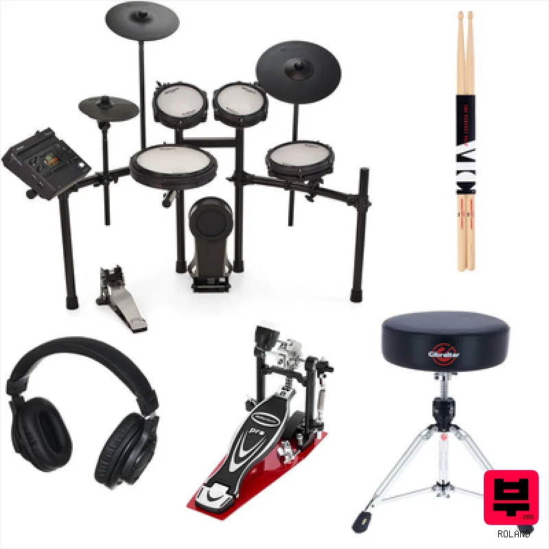 Roland TD313 V-Drum Kit Bundle - Professional Music Instrument Photo