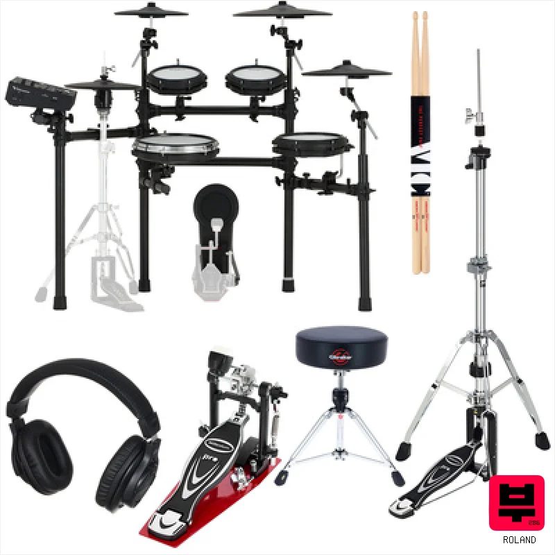 Roland TD513 V-Drum Kit Bundle - Professional Music Instrument Photo