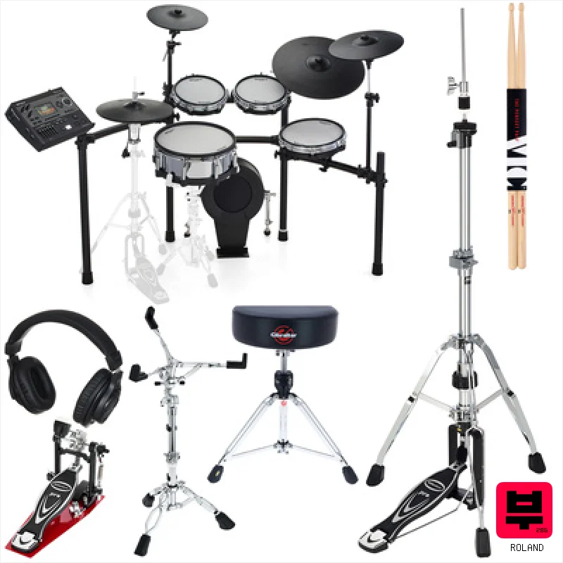 Roland TD516 V-Drum Kit Bundle - Professional Music Instrument Photo