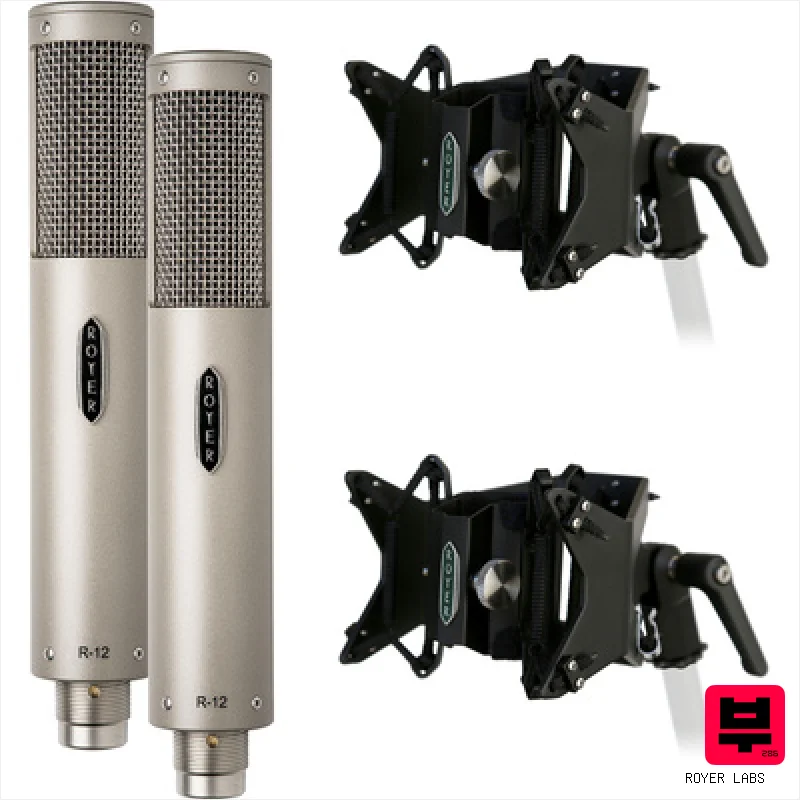 Royer Labs R-12 MP Shockmount Bundle - Ribbon Microphones