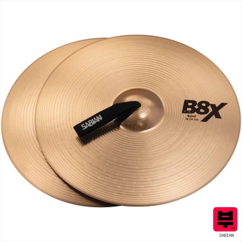 Sabian 16" B8X Marching Cymbals - 16" Orchestral Cymbals
