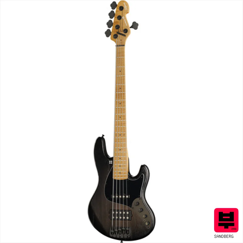 Sandberg California II SLm TM5 BKB - 5-String J-Basses