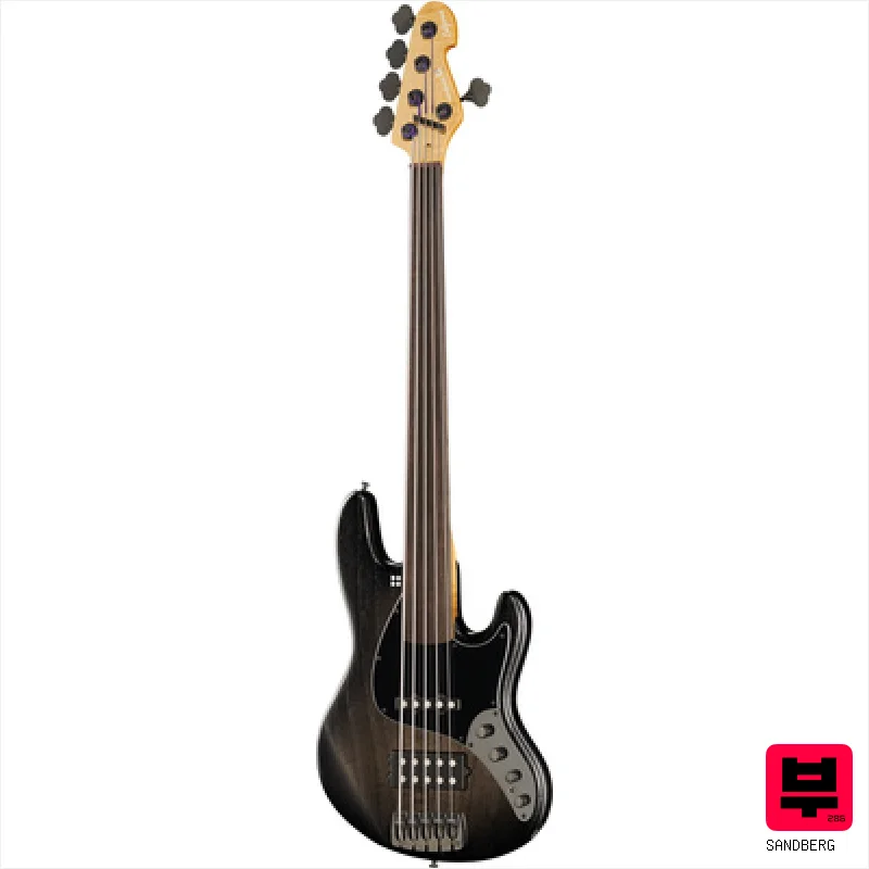 Sandberg California II SLm TM5 FL BKB - Fretless Basses