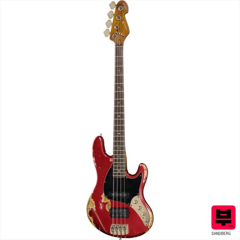 Sandberg California II TM4 MP Met Red - Professional Music Instrument Photo