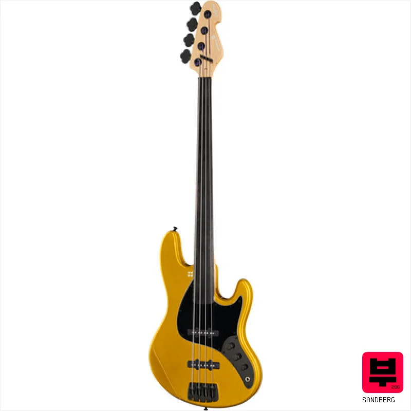 Sandberg California II TT4 FL G Passiv - Fretless Basses