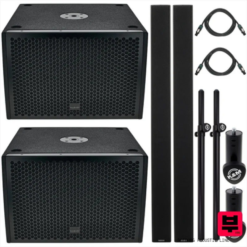 Seeburg Acoustic Line L16 / G-Sub Power Bundle - Acoustic and Entertainer PA Sets