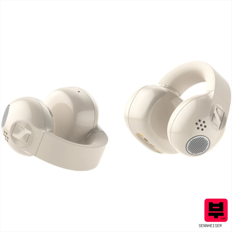 Sennheiser ACCENTUM Clip Cream - True Wireless Headphones